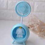 پنکه دستی و فن شارژی به همراه چراغ خواب - تصویر 5