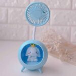 پنکه دستی و فن شارژی به همراه چراغ خواب - تصویر 3